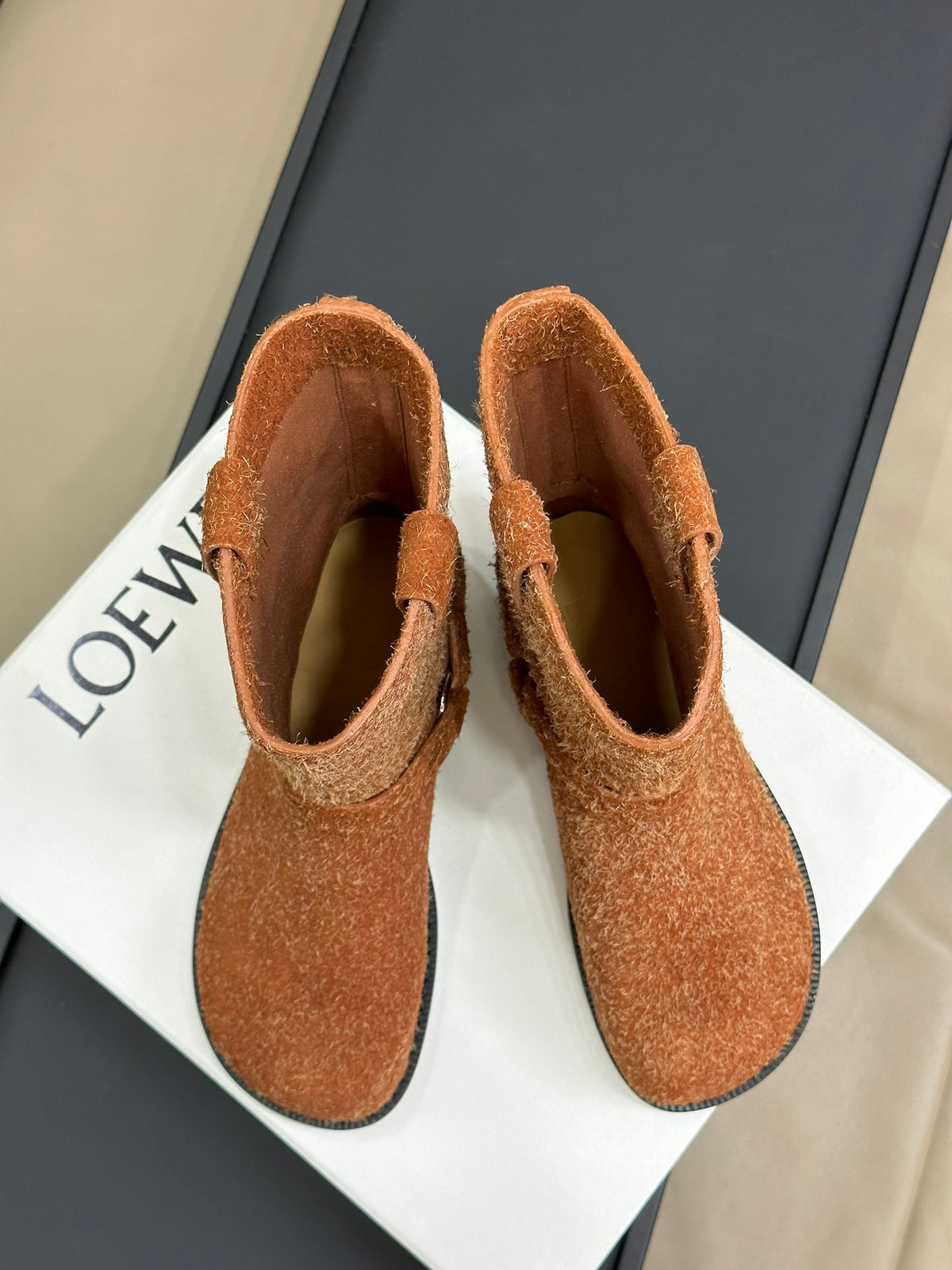 LW CAMPO BIKER BOOT SIENNA SUEDE