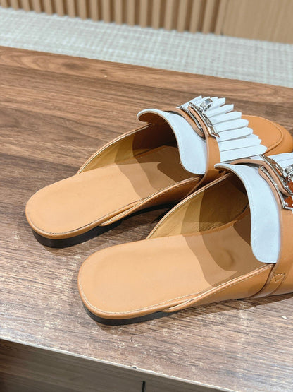 0Z Mule Fringed Bronze