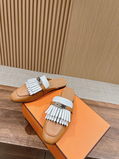 0Z Mule Fringed Bronze