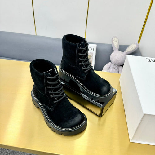 LW SIERRA COMBAT BOOT BLACK SUEDE
