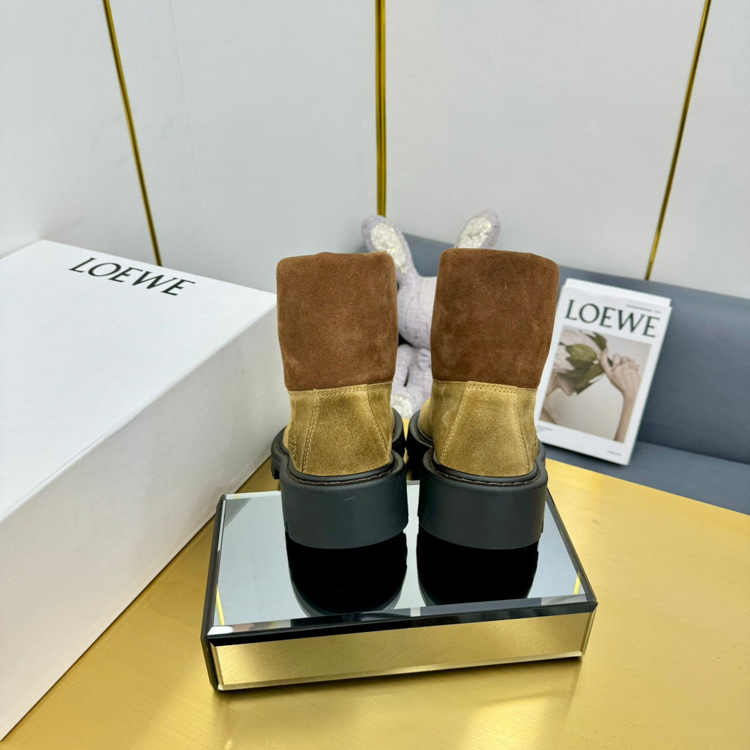 LW SIERRA COMBAT BOOT GOLD SUEDE