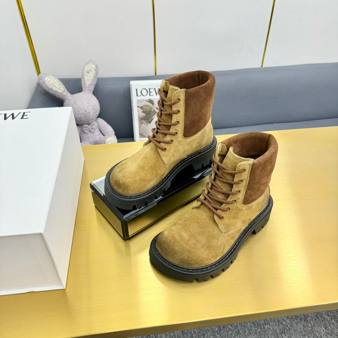 LW SIERRA COMBAT BOOT GOLD SUEDE