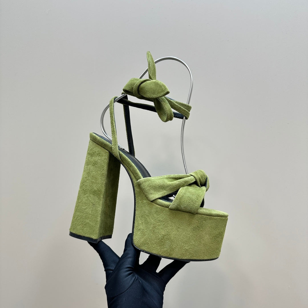 BIANCA PLATFORM SANDALS IN LIMERICK SUEDE