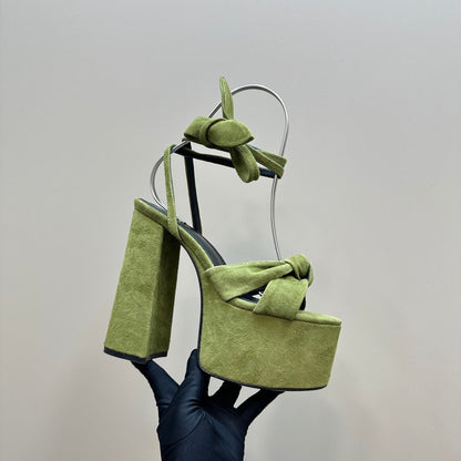 BIANCA PLATFORM SANDALS IN LIMERICK SUEDE