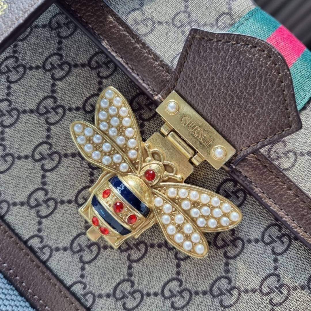 Gucci Queen Margaret Leather Handbag
