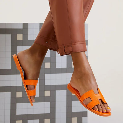 0RAN SANDAL ORANGE SUNSET