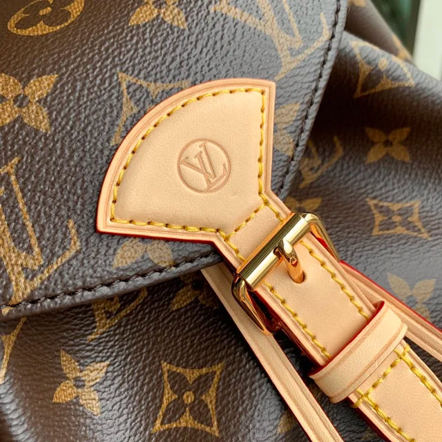 Louis Vuitton Montsouris PM backpack in Monogram coated canvas