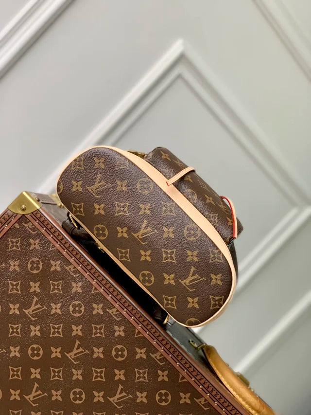 Louis Vuitton Montsouris PM backpack in Monogram coated canvas