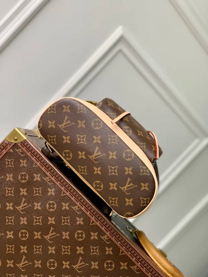Louis Vuitton Montsouris PM backpack in Monogram coated canvas
