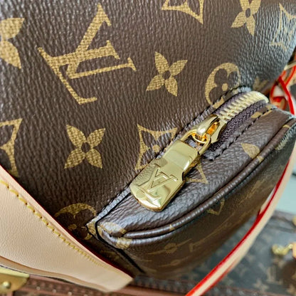 Louis Vuitton Montsouris PM backpack in Monogram coated canvas