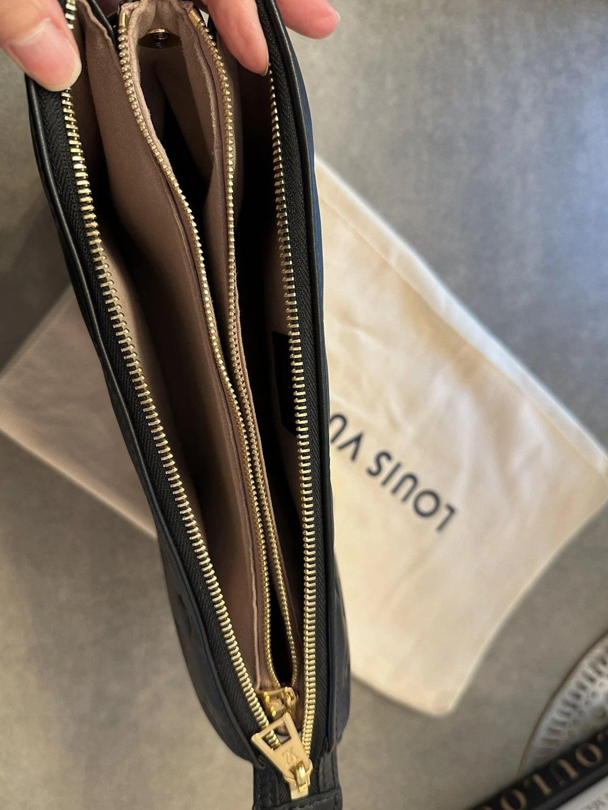 Louis Vuitton Coussin PM Embossed Monogram Black