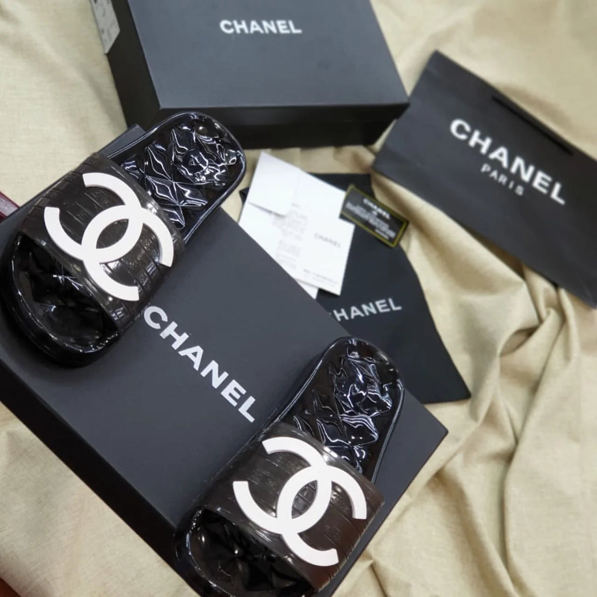 Chanel Clear Jelly Slides – Chanel Pool Slides