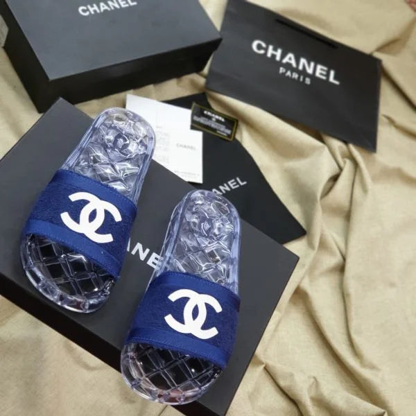 Chanel Clear Jelly Slides – Chanel Pool Slides
