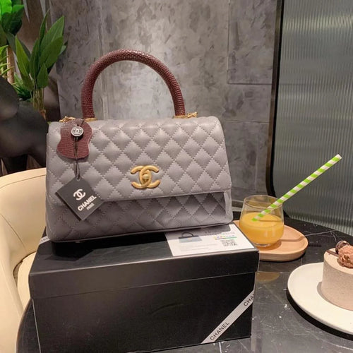 Chanel Coco Flap Bag with Top Handle