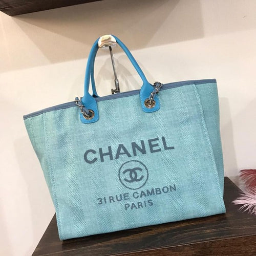 Chanel Tote Canvas Deauville Collection