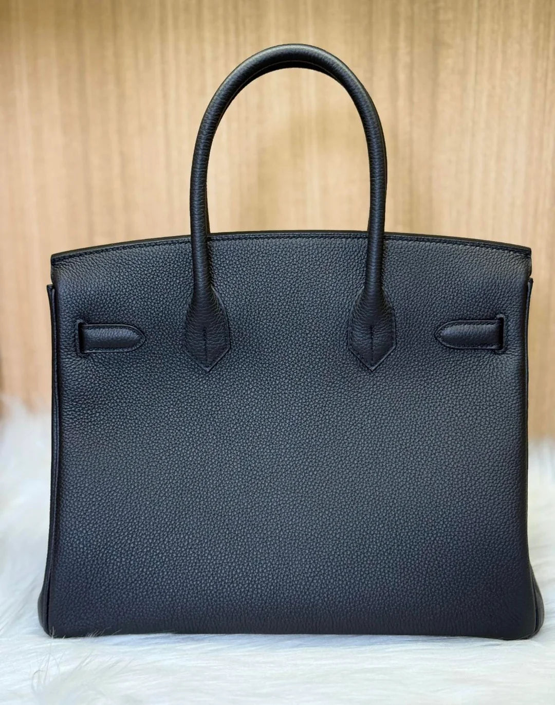 HN 25 BLACK TOGO LEATHER WITH PALLADIUM HARDWARE