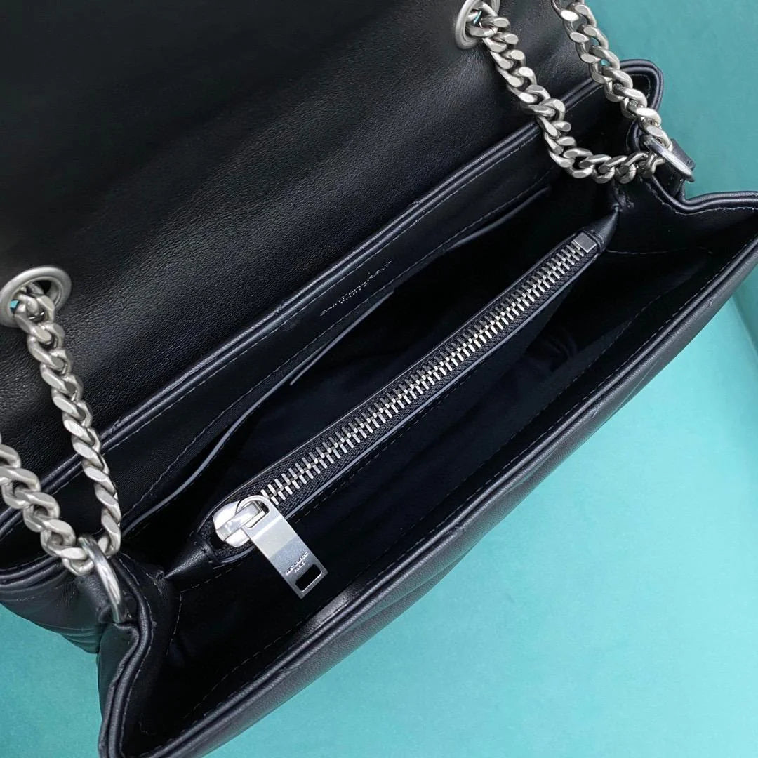 YSL Loulou Small with sliver hard 1:1 Top Quality replica Bag