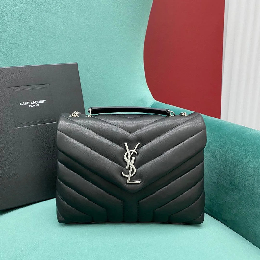 YSL Loulou Small with sliver hard 1:1 Top Quality replica Bag