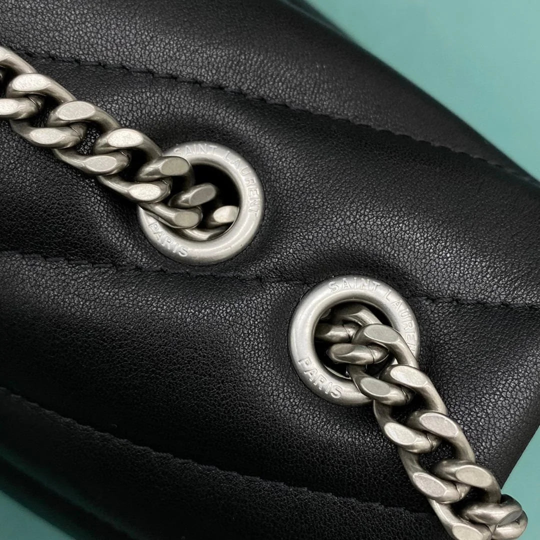 YSL Loulou Small with sliver hard 1:1 Top Quality replica Bag