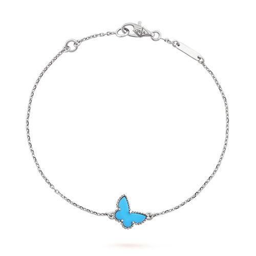 BUTTERFLY TURQUOISE SILVER BRACELET