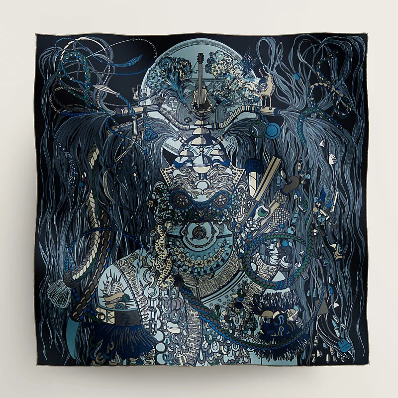 Hermes Wild Rhythm Scarf 100