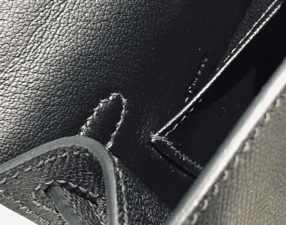 HN MINI 20 BLACK EPSOM SILVER HARDWARE