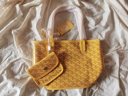 MINI HOBO BOHEME 38CM YELLOW CANVAS