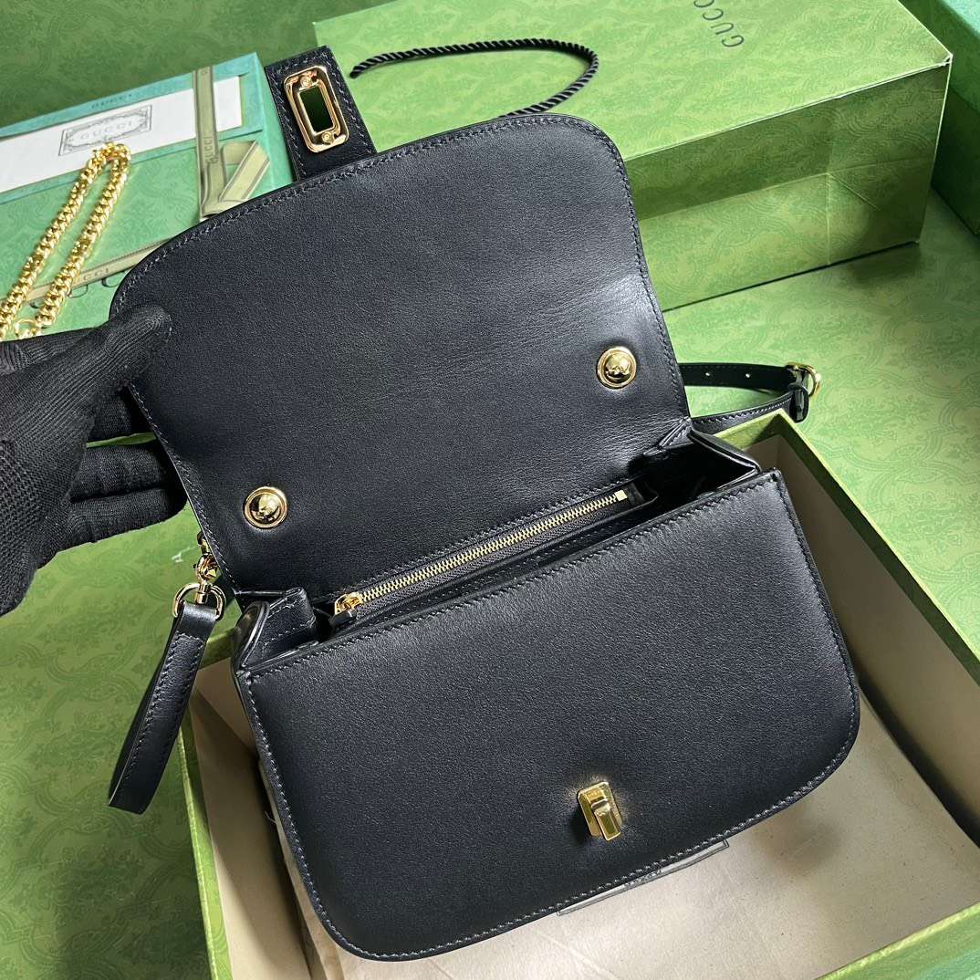 Branded Women’s Handbag Gucci Blondie Handle Super Smooth Leather 23x15cm