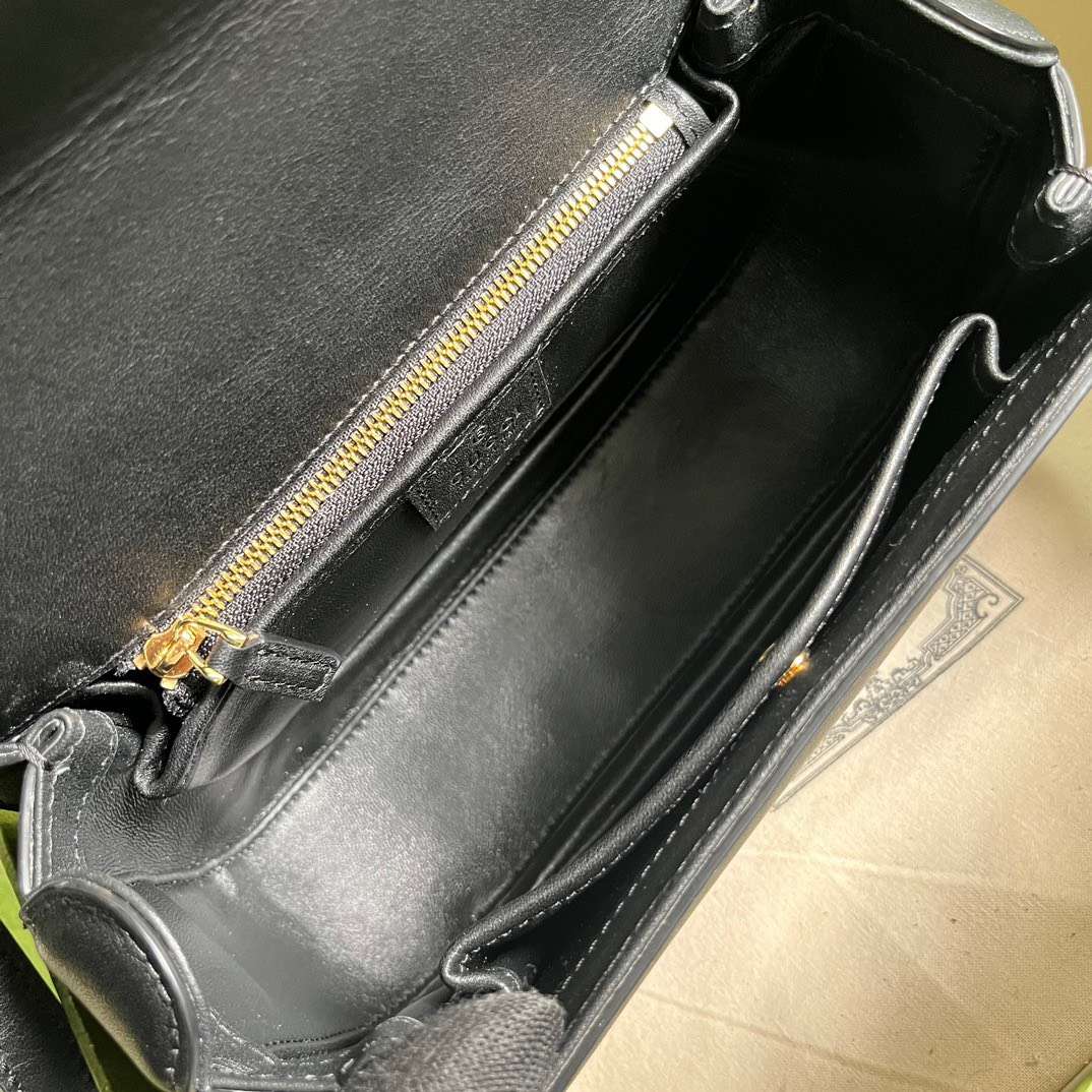 Branded Women’s Handbag Gucci Blondie Handle Super Smooth Leather 23x15cm